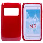 Sili-Cover til N8 - Rings (Rød)